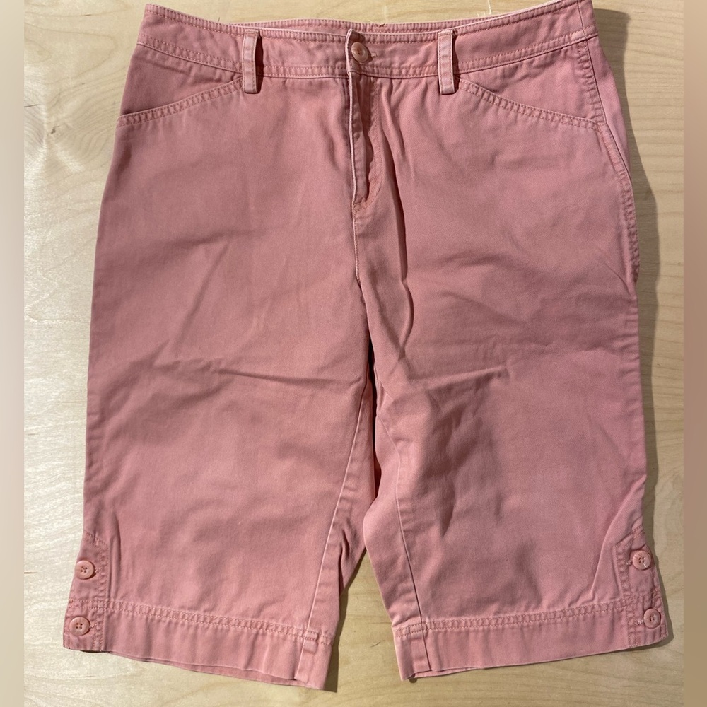 Rafaella Women's Coral Bermuda Shorts 12 P (QH)
